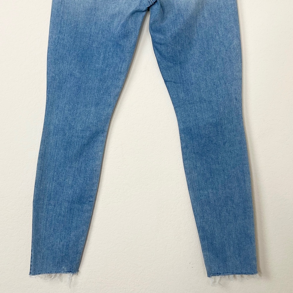 MOTHER The Stunner Ankle Fray Button Fly in Hit the Jackpot Wash - Picture 10 of 16